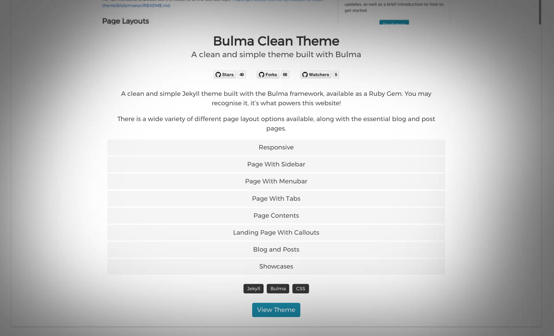 Lessons learned designing the Showcase layout for Bulma Clean Theme