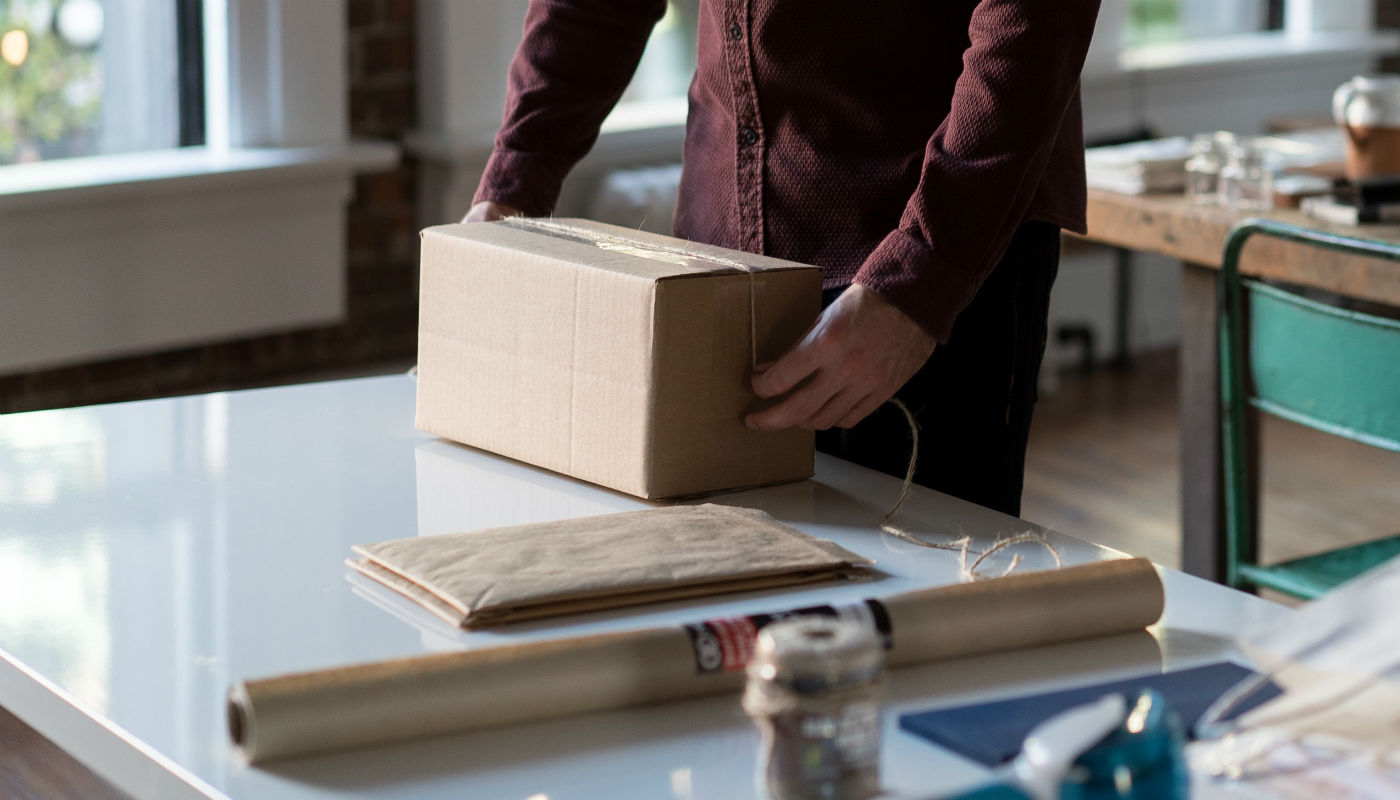 Packing up the boxes